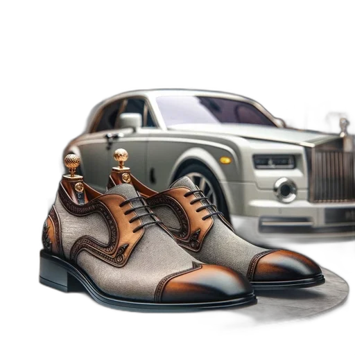shoes, car, photorealistic, 3d render transparent PNG cut-out