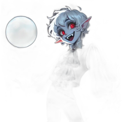 mask, staff, face, creature transparent PNG cut-out