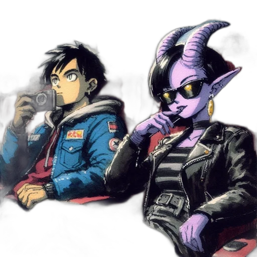 jacket, mask, dragon, concept art transparent PNG cut-out