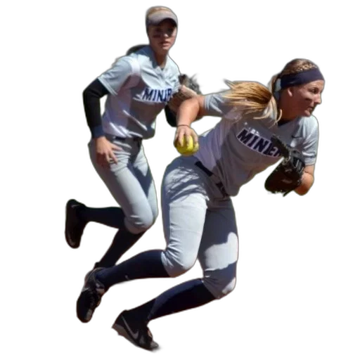 miner, softball, player, about transparent PNG cut-out