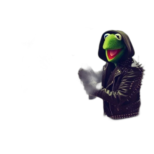jacket, animal, puppet, resembling transparent PNG cut-out