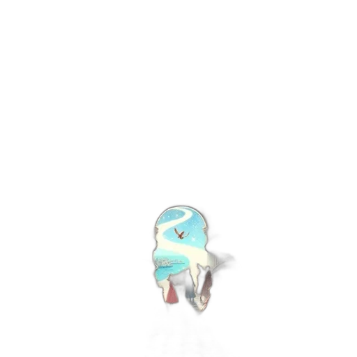 creature, animal, staff, jewelry transparent PNG cut-out