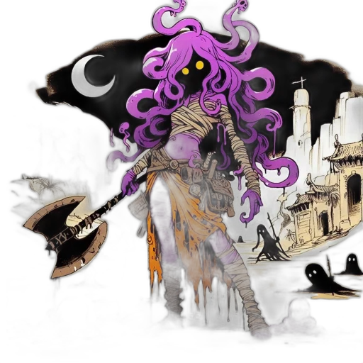 creature, mask, crown, concept art transparent PNG cut-out