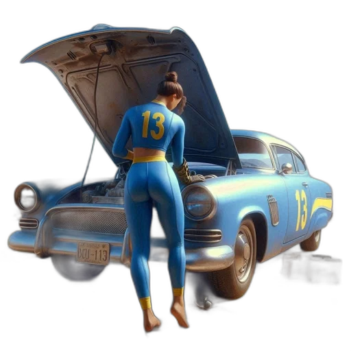 car, jacket, robot, umbrella transparent PNG cut-out