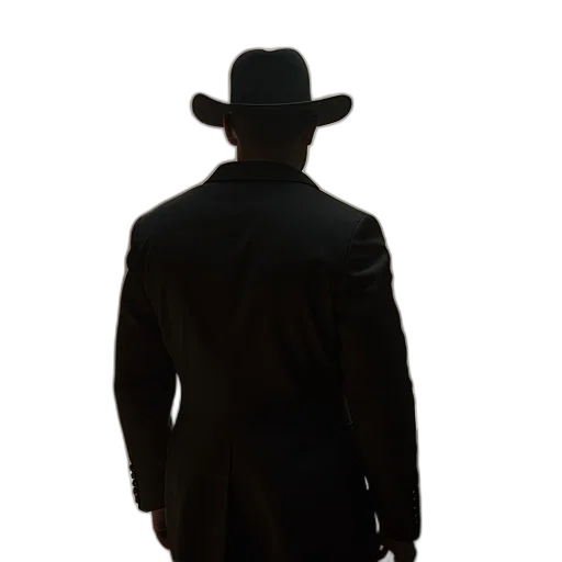 hat, jacket, staff, mask transparent PNG cut-out