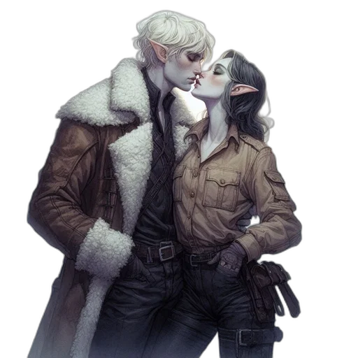 jacket, concept art, fantasy art, watercolor transparent PNG cut-out
