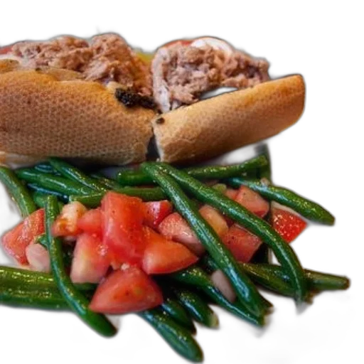 food, plate, green, beans transparent PNG cut-out