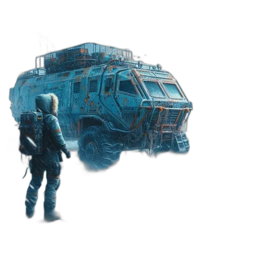 robot, weapon, car, jacket transparent PNG cut-out