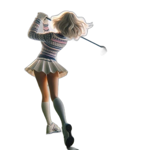 staff, dress, weapon, hair transparent PNG cut-out