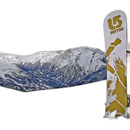 staff, umbrella, burton, snowboard transparent PNG cut-out