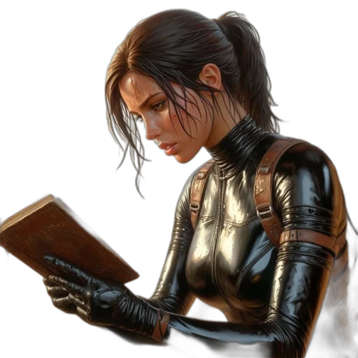 comic book art, concept art, fantasy art, photorealistic transparent PNG cut-out