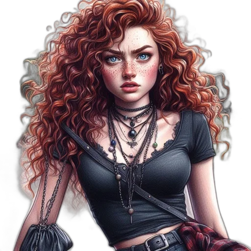 jewelry, dress, hair, fantasy art transparent PNG cut-out