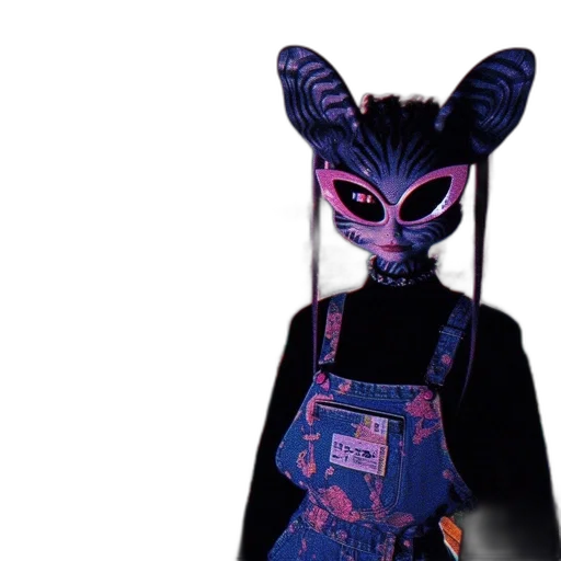 mask, animal, creature, staff transparent PNG cut-out