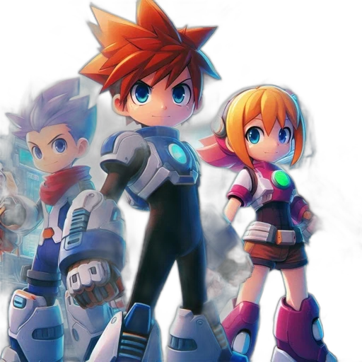 concept art, 3d render, pixel art, anime transparent PNG cut-out