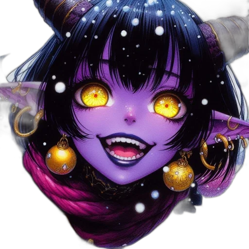 mask, staff, face, creature transparent PNG cut-out