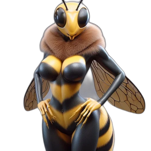 animal, creature, 3d render, concept art transparent PNG cut-out