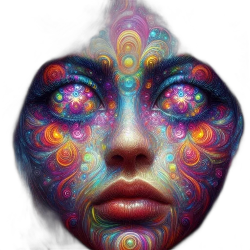 mask, face, fantasy art, photorealistic transparent PNG cut-out