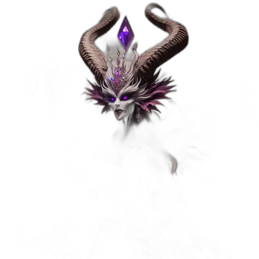 dragon, staff, mask, creature transparent PNG cut-out