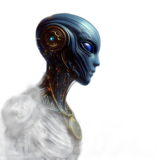 robot, creature, face, mask transparent PNG cut-out