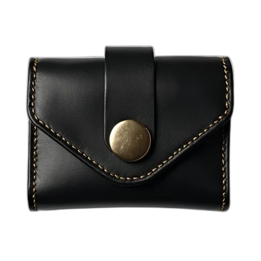 jewelry, black, leather, wallet transparent PNG cut-out