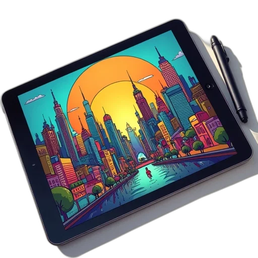 concept art, cartoon, cyberpunk, comic book art transparent PNG cut-out