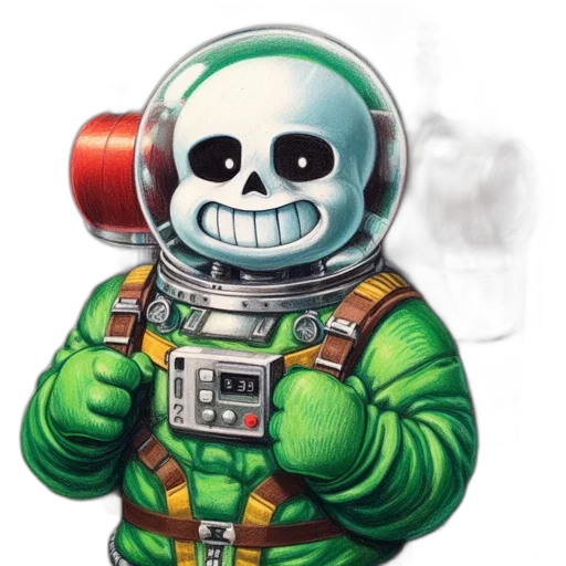 robot, mask, staff, creature transparent PNG cut-out