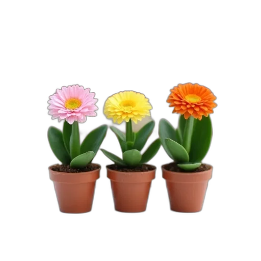 flower, crown, 3d render, photorealistic transparent PNG cut-out