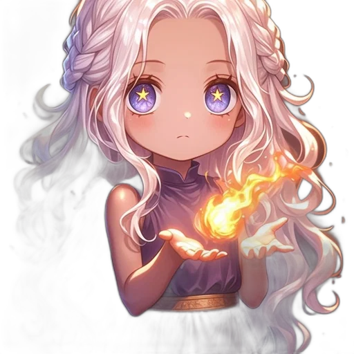 dragon, staff, hair, face transparent PNG cut-out