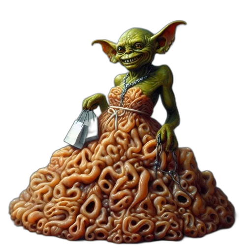 food, creature, staff, concept art transparent PNG cut-out