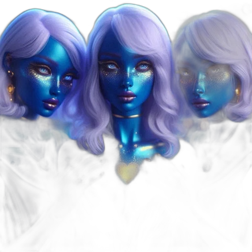 mask, face, jewelry, 3d render transparent PNG cut-out