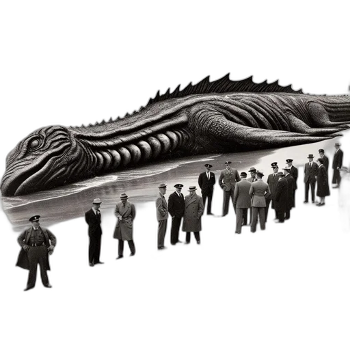 dragon, staff, creature, animal transparent PNG cut-out