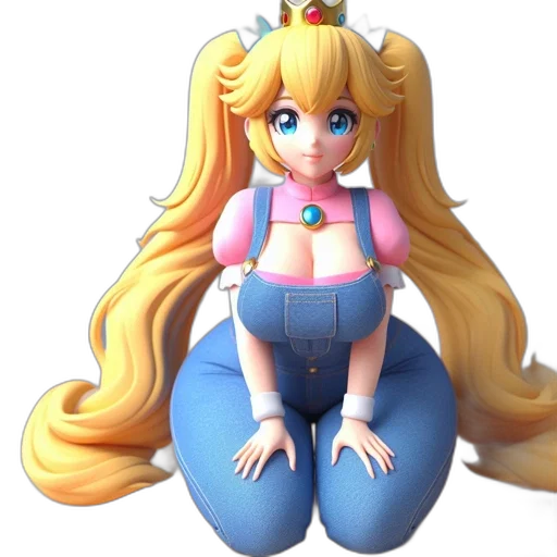 3d render, concept art, anime, pixel art transparent PNG cut-out
