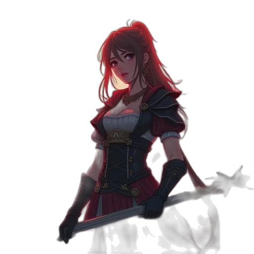 staff, sword, weapon, dress transparent PNG cut-out