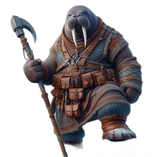 creature, staff, animal, weapon transparent PNG cut-out