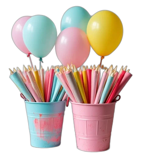 3d render, pastel, colorful, neon transparent PNG cut-out