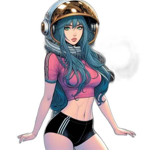 concept art, comic book art, fantasy art, anime transparent PNG cut-out
