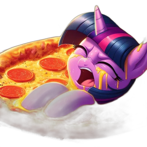 food, concept art, 3d render, pixel art transparent PNG cut-out