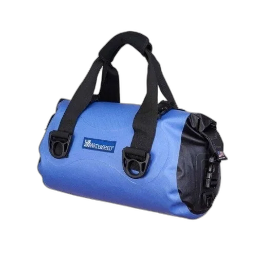 blue, black, waterproof, duffel transparent PNG cut-out