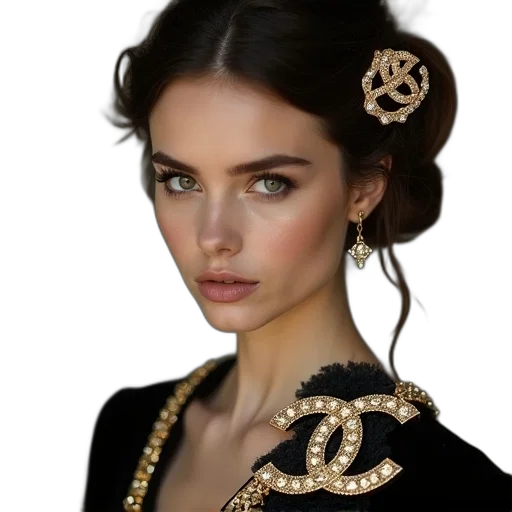 jewelry, crown, face, jacket transparent PNG cut-out