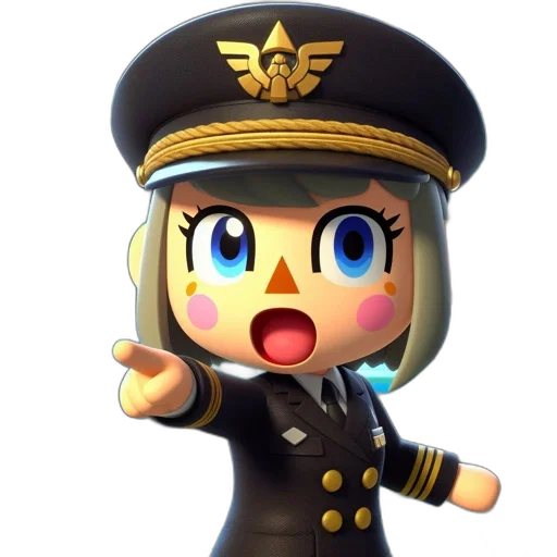 staff, weapon, hat, 3d render transparent PNG cut-out