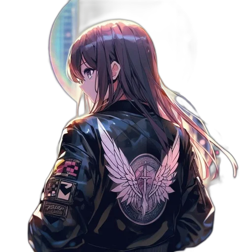 jacket, weapon, sword, staff transparent PNG cut-out