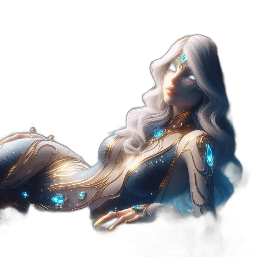 dress, dragon, jewelry, creature transparent PNG cut-out