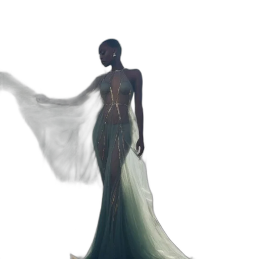 dress, jewelry, crown, concept art transparent PNG cut-out