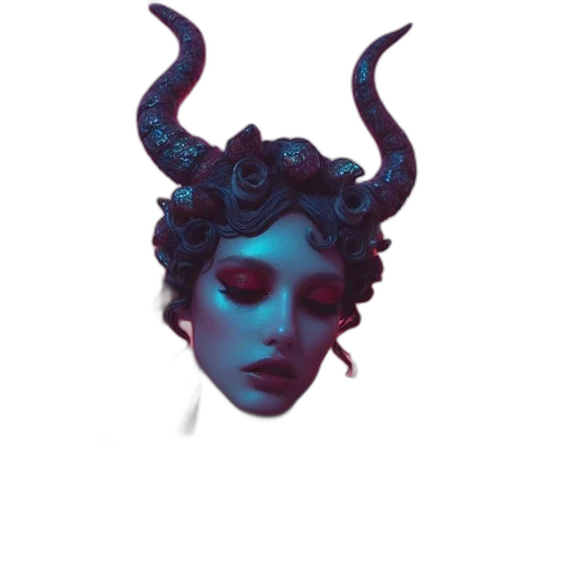 mask, face, crown, creature transparent PNG cut-out