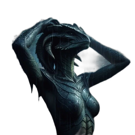 creature, dragon, dress, mask transparent PNG cut-out