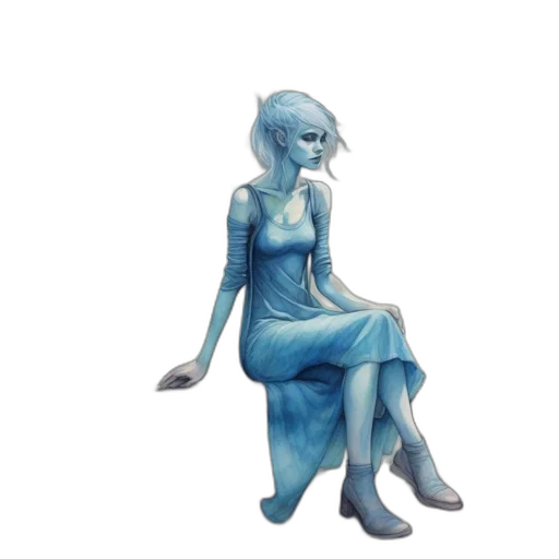 dress, robot, concept art, fantasy art transparent PNG cut-out