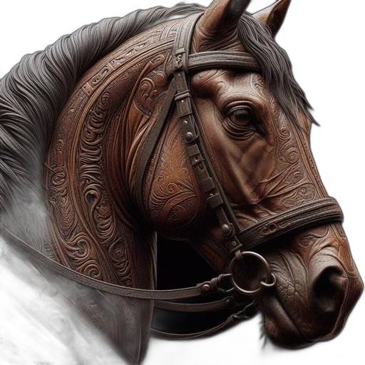crown, animal, face, sword transparent PNG cut-out