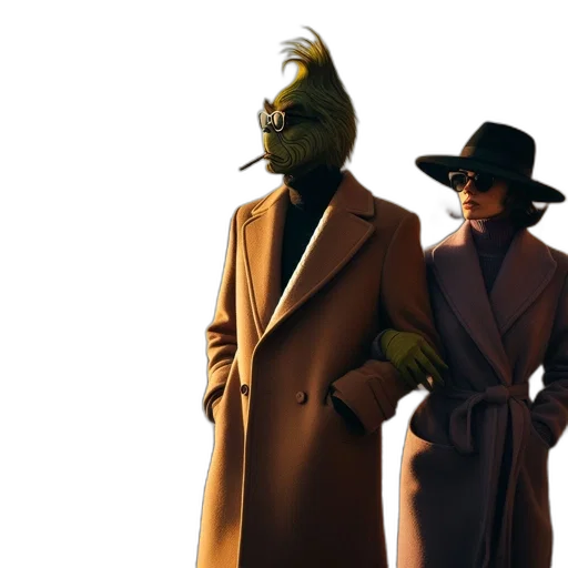 jacket, mask, hat, concept art transparent PNG cut-out