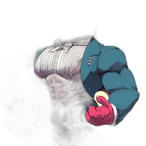flower, robot, weapon, jacket transparent PNG cut-out