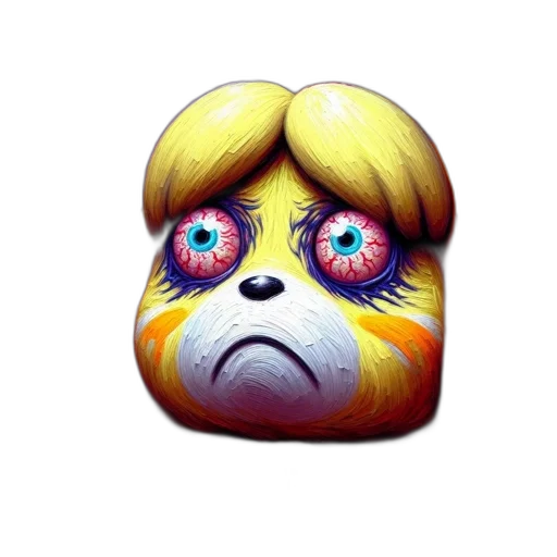 mask, staff, face, creature transparent PNG cut-out